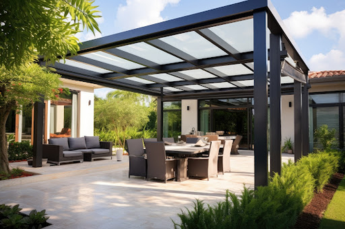 Aluminium Garden Pergola London